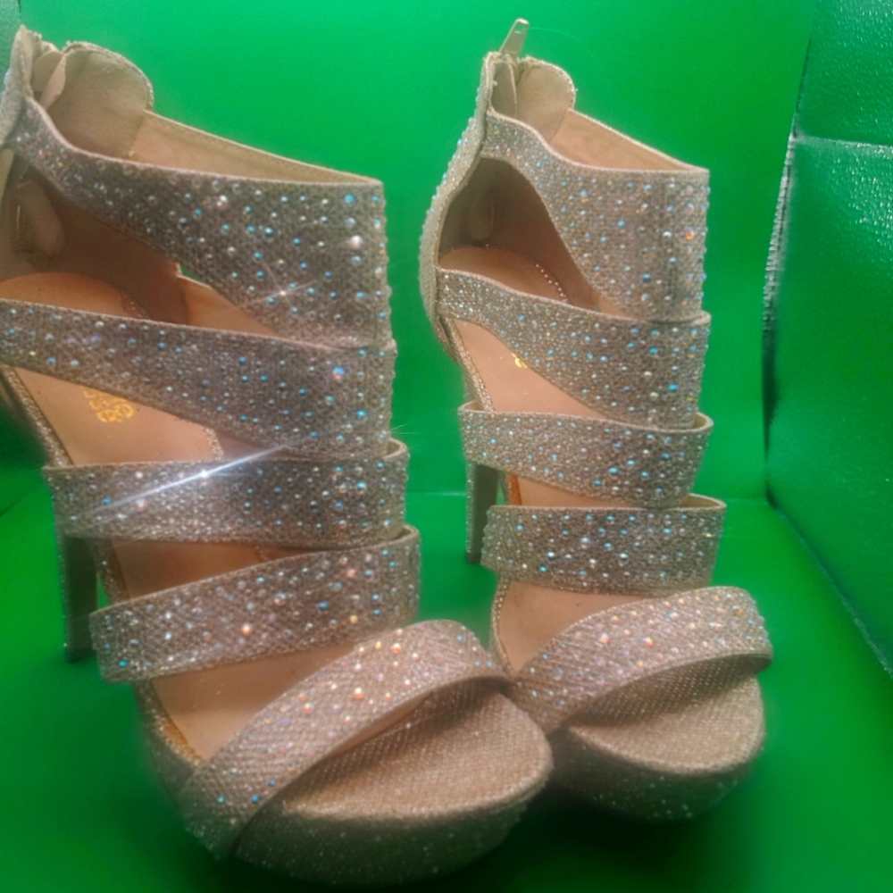 Sexy Stelleto Rhinestone Stripper Shoes
